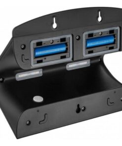 Lampada LED Solare a Muro IP65 Sensore di Movimento Crepuscolare Nero