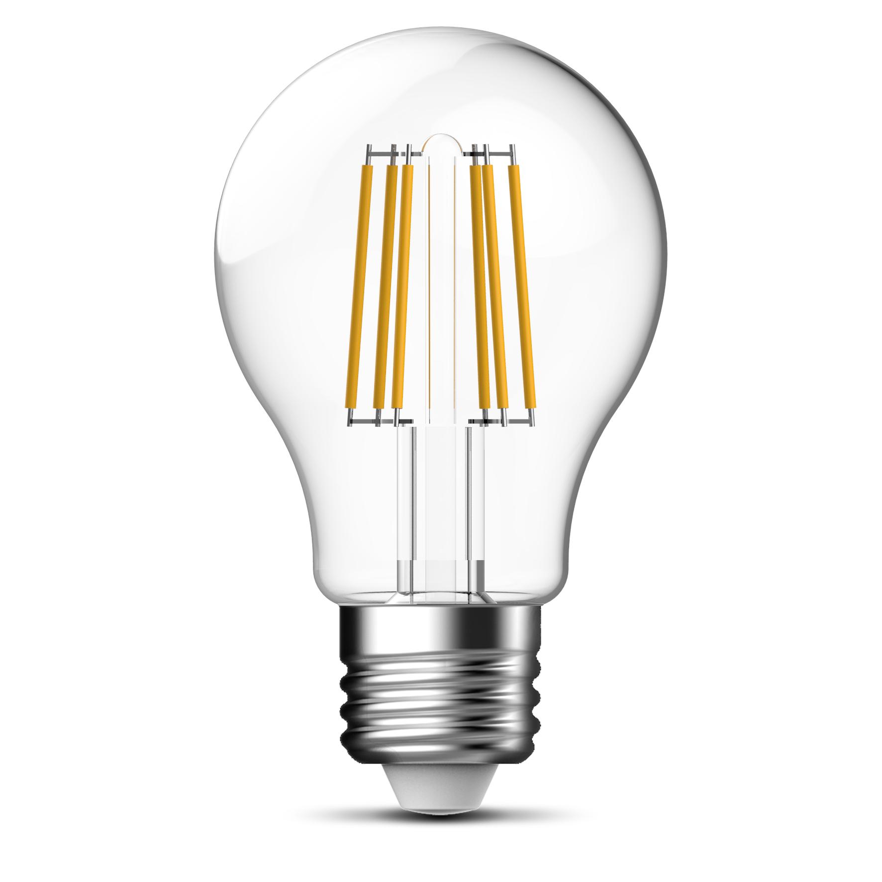 Lampadina LED E27 Bianco Caldo 6W Filamento Classe A++