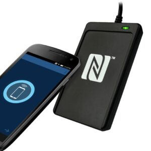 Lettore di Badge Senza Contatto RFID USB Nero