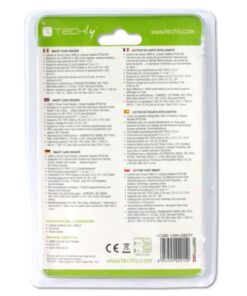 Lettore/Scrittore di Smart Card Usb 2.0 Compatto Bianco