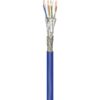 Matassa S/FTP Cavo Cat.7A+ Rame 100m Rigido PIMF Blu