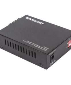 Media Converter Gigabit PoE+ SC Monomodale