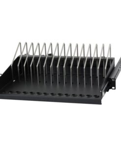 Mensola Estraibile 14 Alloggiamenti di Ricarica per Smartphone Tablet