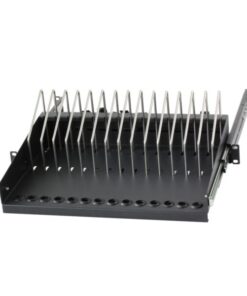 Mensola Estraibile 14 Alloggiamenti di Ricarica per Smartphone Tablet