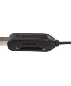 Mini Lettore Card Reader USB-C™ SD MicroSD 60mm Nero