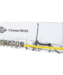 Monopattino Elettrico 36V Pieghevole LCD 8'' e Ruota Ammortizzata Nero