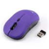 Mouse Wireless 1600dpi WM-106U Plum Viola