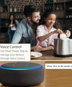 Multipresa Intelligente 3 Prese Schuko 4 USB Controllo Vocale, R4028