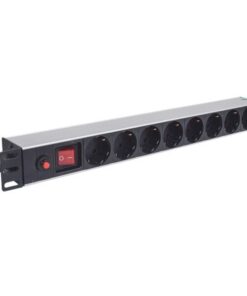 Multipresa per Rack 19'' 8 posti Spina Schuko