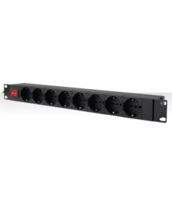 Multipresa per rack 19'' 8 posti con interruttore 1U