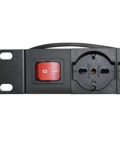 Multipresa per rack 19'' 8 posti con interruttore 1U