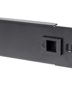 Pannello Cieco Toolless a Clip per Armadi Rack 19'' 1U Nero