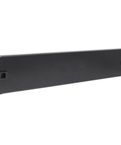 Pannello Cieco Toolless a Clip per Armadi Rack 19'' 2U Nero