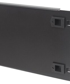 Pannello Cieco Toolless a Clip per Armadi Rack 19'' 3U Nero