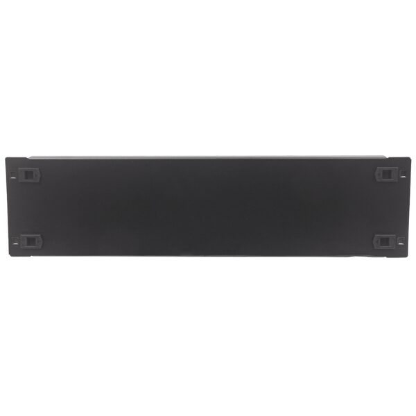 Pannello Cieco Toolless a Clip per Armadi Rack 19'' 3U Nero