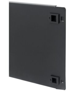 Pannello Cieco Toolless a Clip per Armadi Rack 19'' 4U Nero