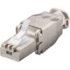 Plug Cat.6A RJ45 STP Tooless con Copriconnettore