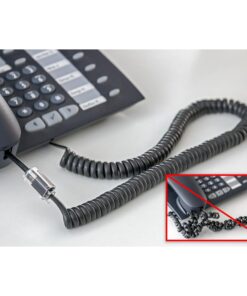 Plug Telefonico RJ10 Antiattorcigliamento per Cornetta con Cavo 30mm