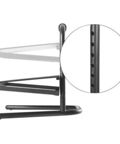 Poggiapiedi Antiscivolo Regolabile Nero