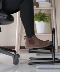 Poggiapiedi Antiscivolo Regolabile Nero