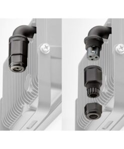 Proiettore LED da Esterno IP44 20W 1650lm Sensore Movimento, Classe A+