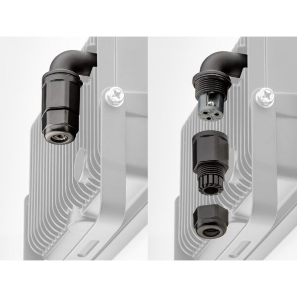 Proiettore LED da Esterno IP44 20W 1650lm Sensore Movimento, Classe A+