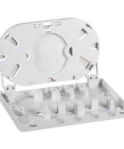 Scatola di connessione indoor FTTH per 4 fibre, 4 adattatori, IP20