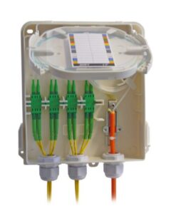 Scatola per terminale di testa FTTx 8 connessioni LC-D/SC-S