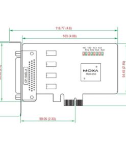 Scheda Seriale PCI express 4 porte DB9 CP-104EL-A