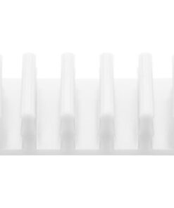 Set 2 Fermacavo da Scrivania a cinque posti Bianco