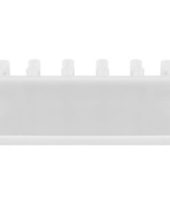 Set 2 Fermacavo da Scrivania a cinque posti Bianco