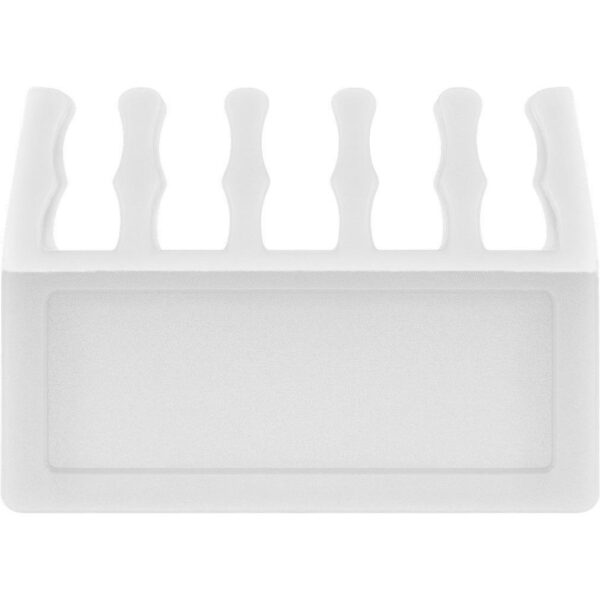 Set 2 Fermacavo da Scrivania a cinque posti Bianco