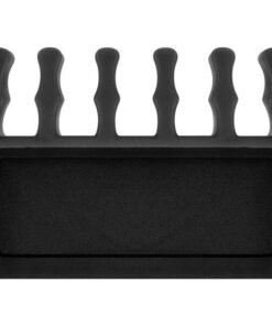 Set 2 Fermacavo da Scrivania a cinque posti Nero