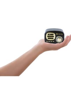 Speaker Bluetooth Wireless, Design Radio Classico, nero