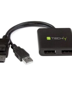 Splitter 2 porte DisplayPort con Hub Multi Stream Transport
