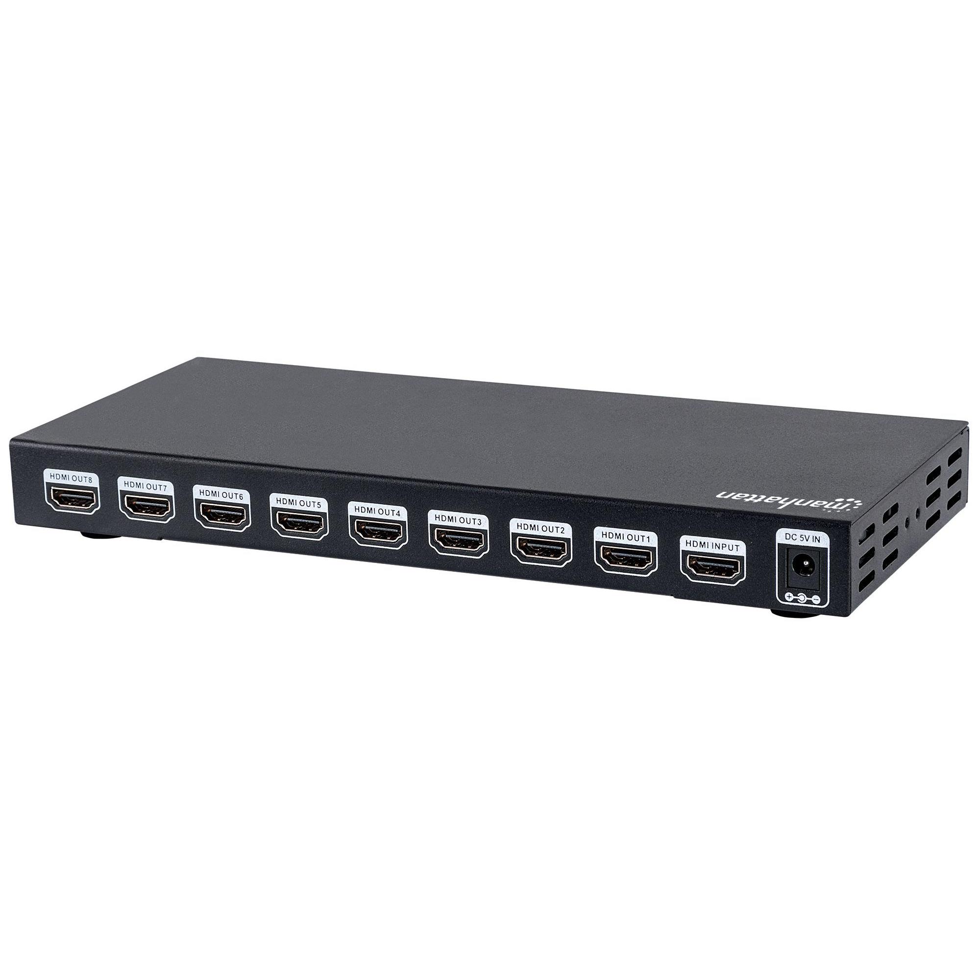 Splitter 8 Porte HDMI 4K 3D con EDID