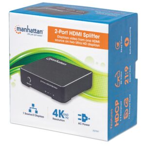 Splitter HDMI 2.0 4K UHD 3D 2 vie