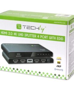 Splitter HDMI2.0 4K UHD 3D 4vie con EDID