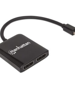 Splitter Hub Mini DisplayPort a 2 porte DisplayPort con MST