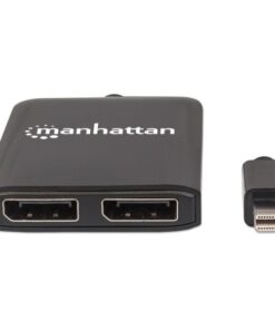 Splitter Hub Mini DisplayPort a 2 porte DisplayPort con MST