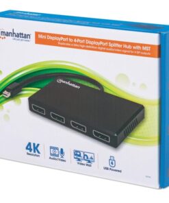 Splitter Hub Mini DisplayPort a 4 porte DisplayPort con MST