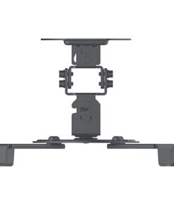 Staffa Universale Fissaggio Proiettori a Soffitto Nero