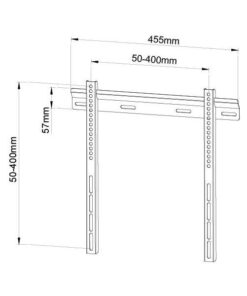 Staffa a Muro Ultra Slim TV LED LCD 23-55''