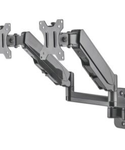 Staffa a Muro con Molla a Gas per due Monitor 17-32''