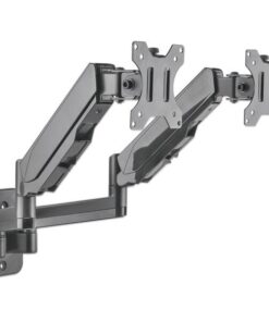 Staffa a Muro con Molla a Gas per due Monitor 17-32''