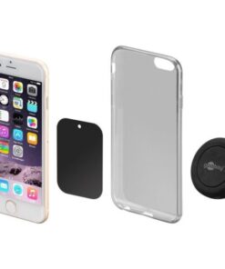 Supporto Magnetico Autoadesivo per Smartphone e Tablet Nero