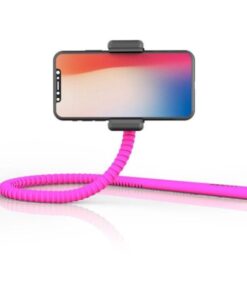Supporto Smartphone Flessibile Universale Telecomando Bluetooth Rosa