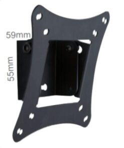 Supporto a Muro Inclinabile per TV 13-30'' nero