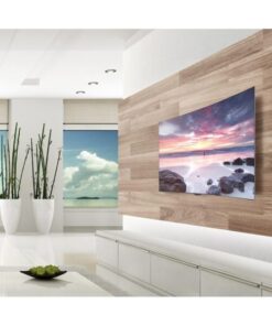 Supporto a Muro con Molla a Gas per TV Curve/Piatte 23-42'' 563mm Nero