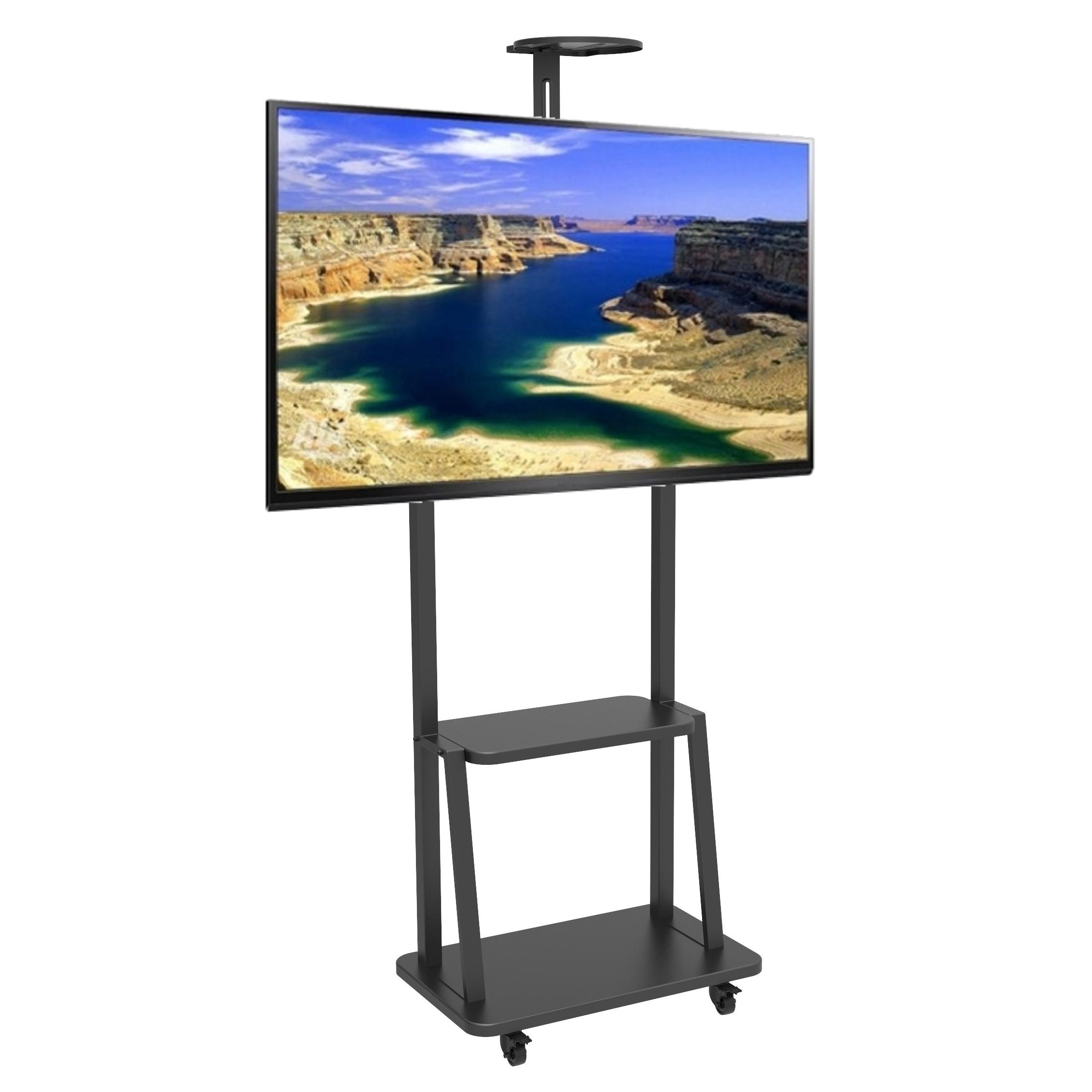 Supporto a Pavimento con Mensola per TV LCD/LED/Plasma 32-70''